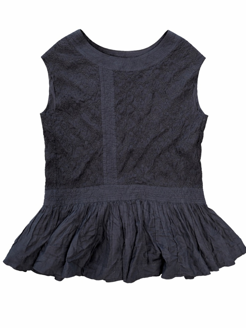 AllSaints Black Embroidered Women's Top - Picture 1 of 2